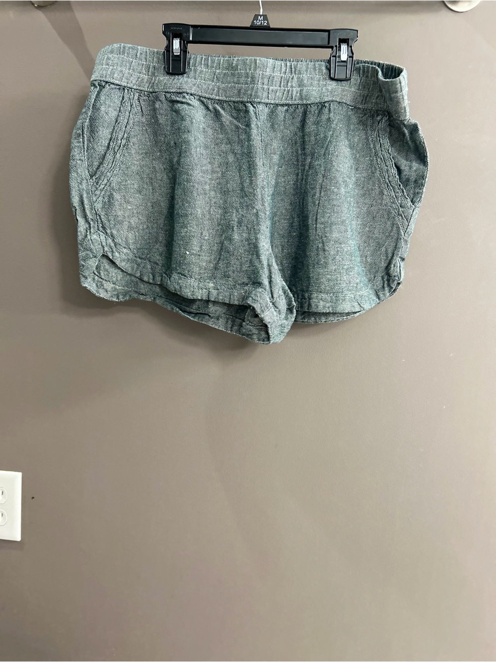 Casual Women's Lounge Shorts - Heathered Green